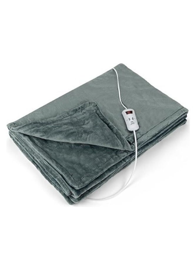 بطانية تدفئة كهربائية ذكية بتقنية التسخين السريع مع 10 مستويات للحرارة ومؤقت أمان يصل لـ 9 ساعات - Image 1